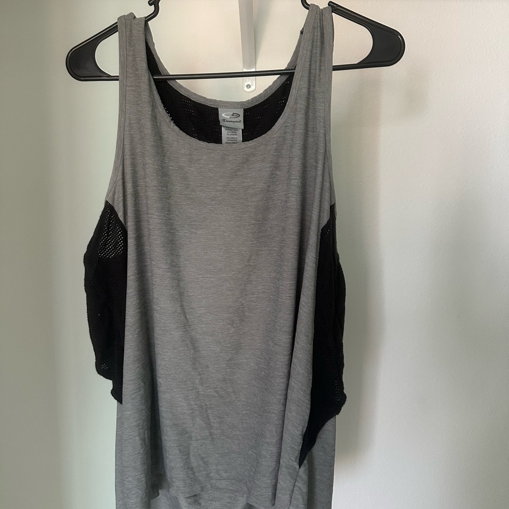 Champion open back workout top